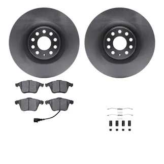 R1 Concepts WFWH1-74086 E- Line Series Brake Rotor W/ Ceramic Brake Pads & Hdw